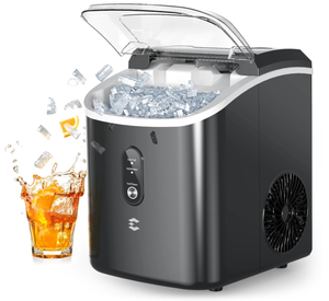 lot 346 image: EASYERA Nugget Ice Maker Countertop, Pellet Crushed Chewble Ice Cubes