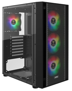 lot 411 image: GAMDIAS ATX Mid Tower Gaming Computer PC Case with Side Tempered Glass