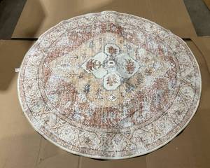 lot 255 image: Round Area Rug 70x70