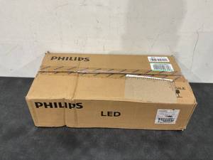 lot 273 image: LOT OF 8 Philips LED IndoorOutdoor Dimmable PAR38 40-Degree Classic Glass Spot Light Bulb