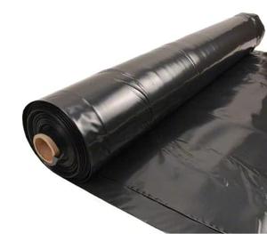 lot 425 image: Rocky Mountain Goods 4 Mil Black Plastic Sheeting 10 FT X 100FT
