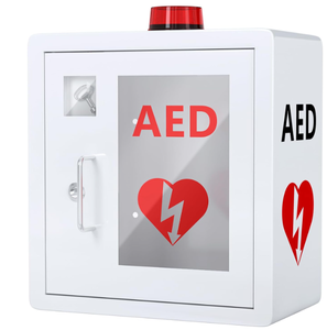 lot 431 image: Wensha AED Defibrillator Wall Mounted Cabinet