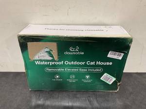lot 85 image: Clawsable Indestructible Outdoor Winter Cat Shelter