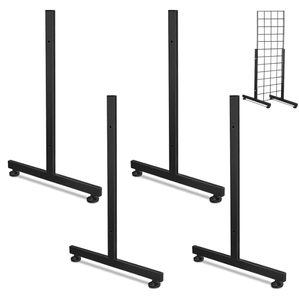 lot 531 image: Fumete 2 Pairs Wire Grid Display Legs, Measures 24.4D x 1.7W x 17.7H