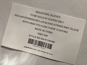 Kevlar Knit Work Gloves