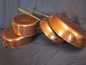 lot 31 image: Copper Cookware