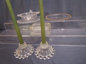 lot 76 image: Mayonnaise, Cigarette Box, Candle Holders