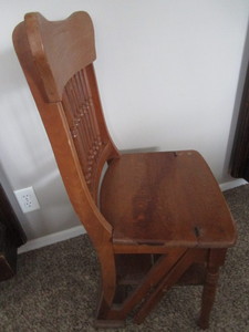 lot 92 image: Chair To Ladder Step Stool