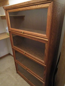 lot 14 image: Lawyer Style Bookcase