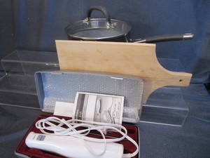 lot 167 image: Carving Set, Board, Kettle