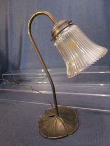 lot 196 image: Table Lamp, Lily Pad Base