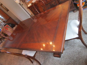 lot 2 image: Dine Table, Four Chairs