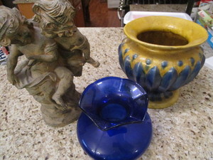 lot 238 image: Jardiniere Pot, Vase, Garden Figure