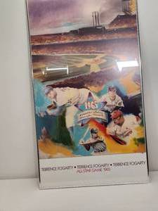 lot 54 image: Art - Framed Print of All Stars Game 1965