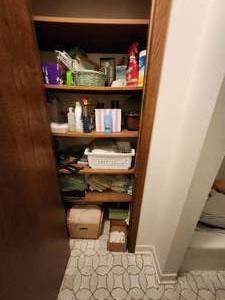 lot 95 image: Entire Lot of Bathroom Linen Closet
