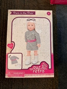 lot 138 image: Our Generation Retro Paris in the Pink New in Box