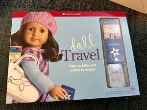lot 145 image: American Girl Doll Travel - Trips to take and crafts to make Kit New in Packagin