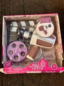 lot 137 image: Our Generation Retro Reel Cool Movie Kit New in Box