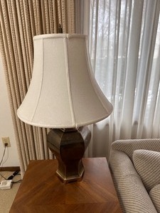 lot 104 image: Pair of Table Lamps Set of Two