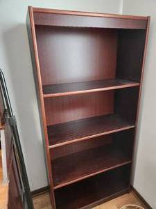 lot 293 image: Solid Bookcase Office Furniture
