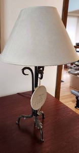lot 301 image: Hand Forged Table Lamp