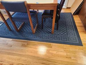 lot 325 image: Two Blue Rugs