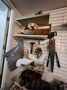 lot 464 image: Wall of Various Tools