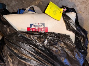 lot 475 image: Bag of Stadium Seats Twins Seat Cusions