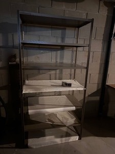 lot 430 image: Two Metal Shelving Units