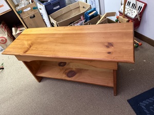 lot 434 image: Hallway Boot Bench