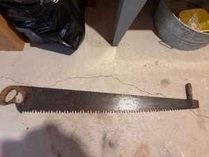 lot 407 image: Vintage Two Man Saw