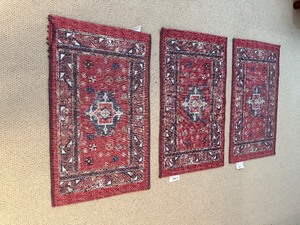 lot 182 image: Three Threshold Rugs Size 20x34
