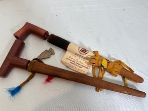 lot 356 image: Genuine Native American Pipestone Pipes