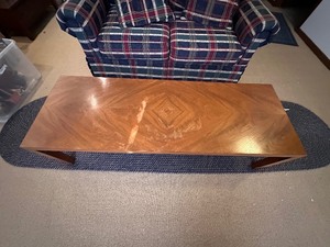 lot 358 image: Lane Mid-Century Modern Long Narrow Coffee Table