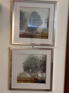 lot 328 image: Two 17x17 Framed Prints