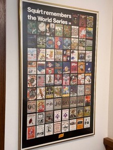 lot 329 image: 1978 Squirt Remembers the World Series Framed Print 25x38