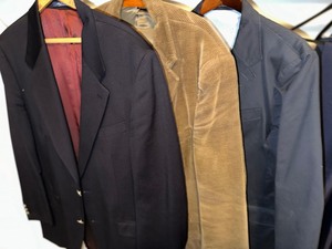 lot 484 image: Lot of Three Mens Suit Coats