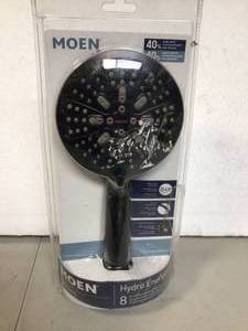MOEN HydroEnergetix 8-Spray Wall Mount Handheld Shower Head 1.75 GPM in Mediterranean Bronze Customer Returns See Pictures