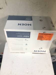 MOEN Adler Single Handle 4-Spray Tub and Shower Faucet 1.8 GPM in Chrome (Valve Included)  Customer Returns See Pictures