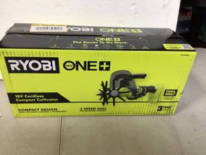 RYOBI ONE 18V Cordless Compact Battery Cultivator (Tool Only) Customer Returns See Pictures