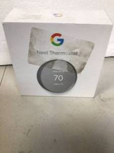 Google Nest Thermostat - Smart Programmable Wi-Fi Thermostat - Charcoal  Customer Returns See Pictures