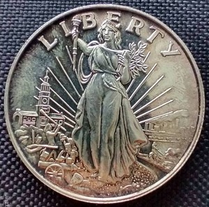 Liberty 1 Oz. Silver Round