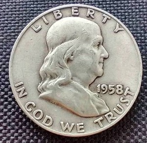 1958-D Franklin Half Dollar