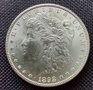 Beautiful 1898 Morgan Dollar