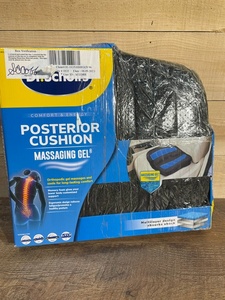 lot 7 image: Dr. Scholls Black Massaging Gel Posterior Seat Cushion - Customer Return - RETAIL PRICE $39.99