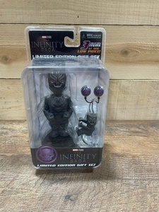 lot 26 image: Infinity Saga  Black Panther Limited Edition Gift Set (Body Knocker, Scaler, Earbuds) - BRAND NEW
