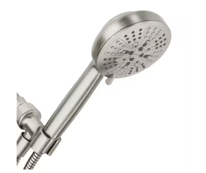 lot 49 image: MOEN HydroEnergetix 8-Spray Wall Mount Handheld Shower Head 1.75 GPM in Spot Resist Brushed Nickel - BRAND NEW - RETAIL PRICE $50