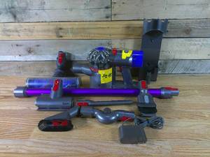 lot 2 image: Dyson V8 Animal Cordless Stick Vacuum Cleaner-Light Used-Clean Filters