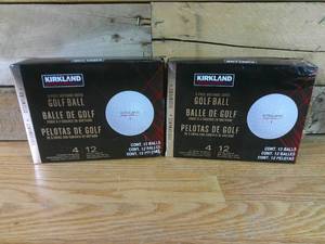 lot 10 image: Kirkland Signature Golf Balls, 2-dozen White
