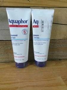 lot 24 image: Set of 2 Aquaphor Advanced Therapy Healing Ointment 7 oz Tubes